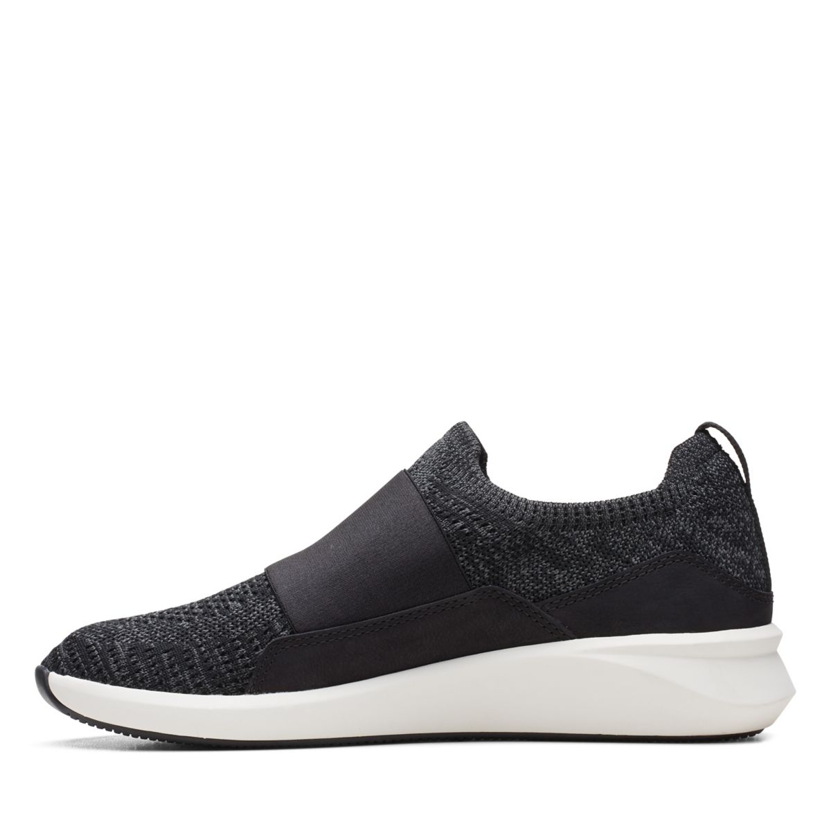 Black Clarks Un Rio Knit Slip On | 71494799