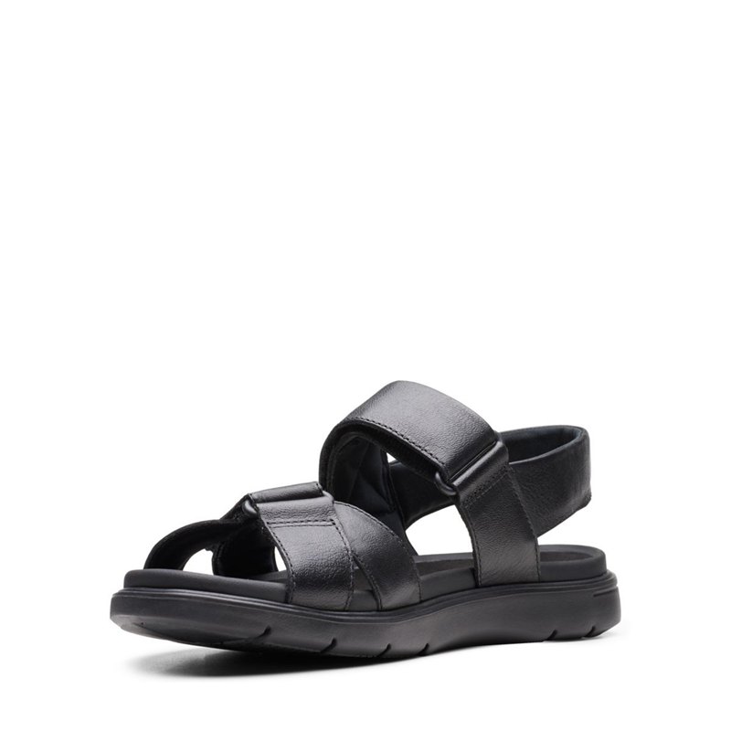 Black Clarks Un Wilmore Band Sandals | 85226482