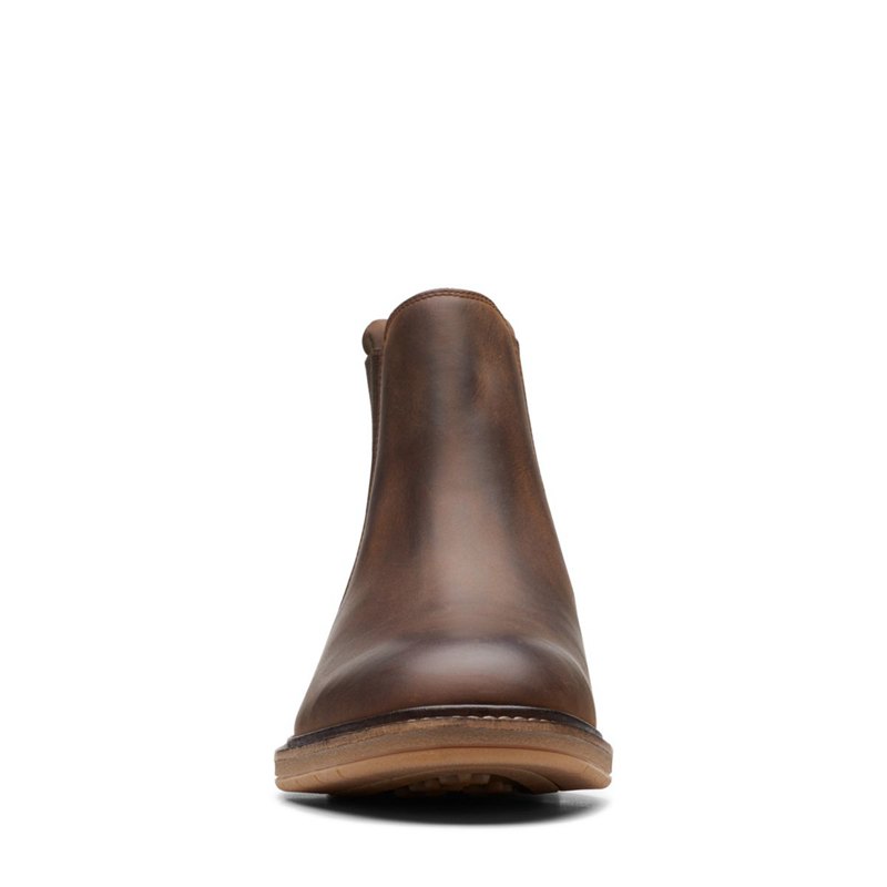 Brown Clarks Clarkdale Hall Chelsea Boots | 99422231