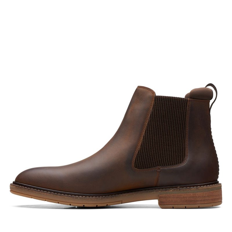 Brown Clarks Clarkdale Hall Chelsea Boots | 99422231