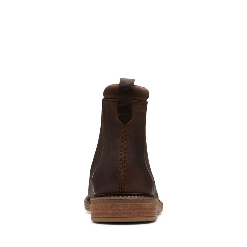 Brown Clarks Clarkdale Hall Chelsea Boots | 99422231