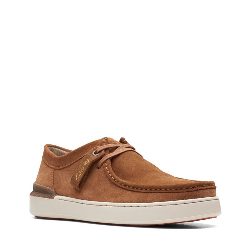 Brown Clarks Court Lite wally Wallabee | 35972778