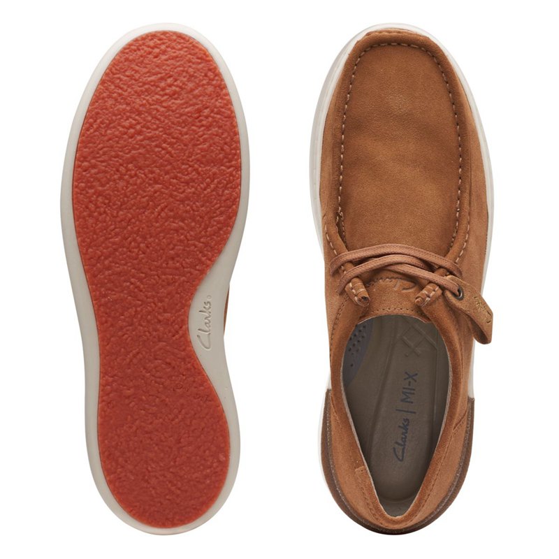 Brown Clarks Court Lite wally Wallabee | 35972778