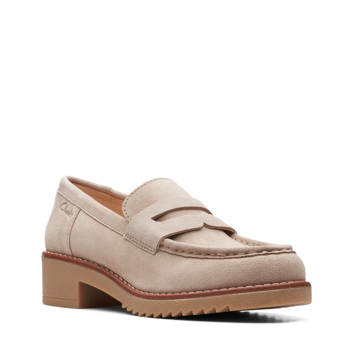 Brown Clarks Eden Style Loafers | 89771956