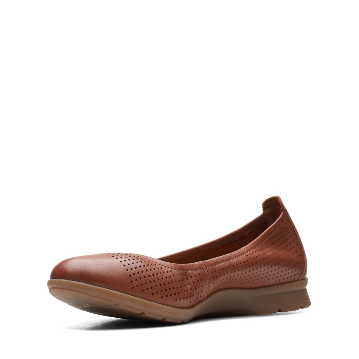 Brown Clarks Jenette Ease Ballerina | 33780448