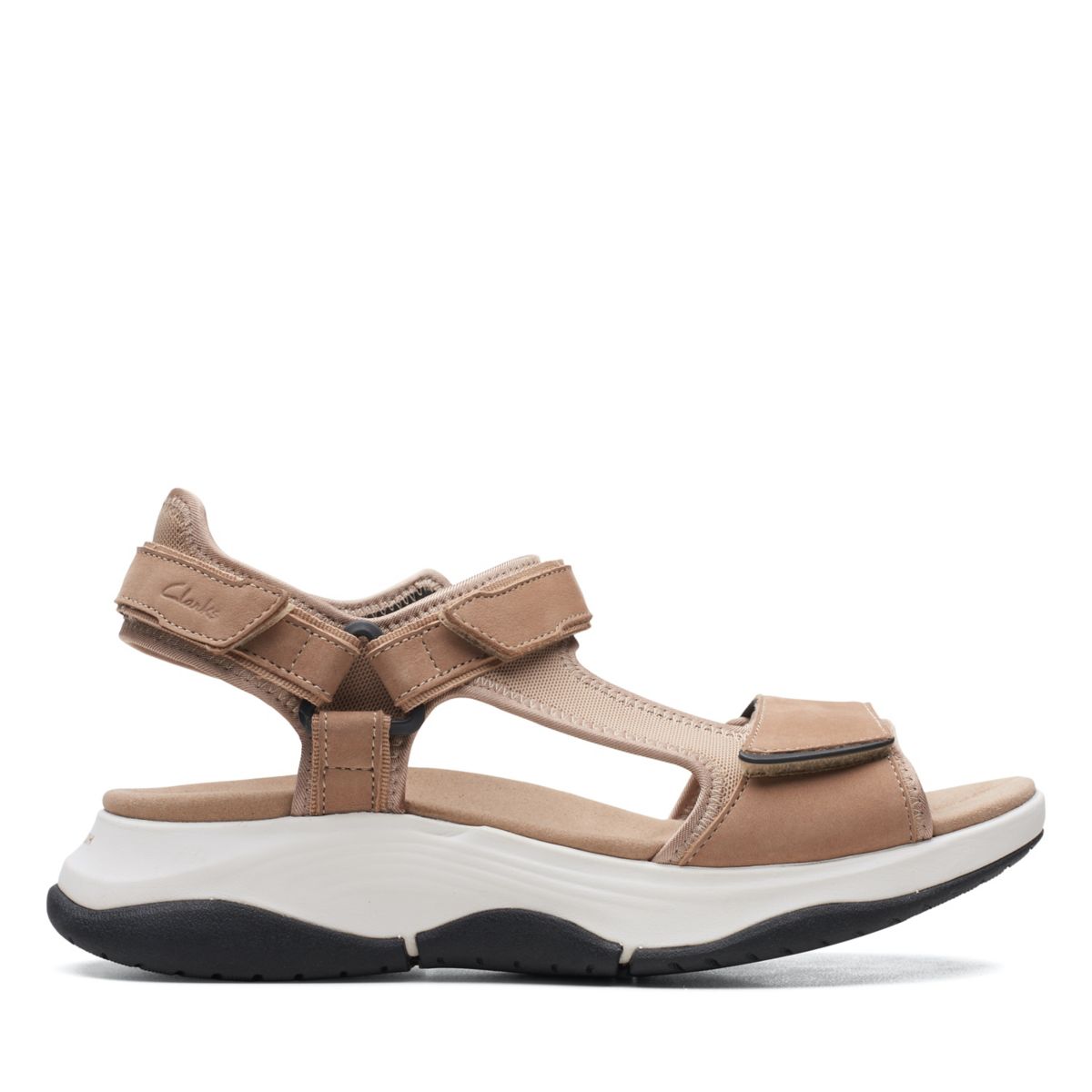 Brown Clarks Wave 2.0 Skip Sandals | 28828150