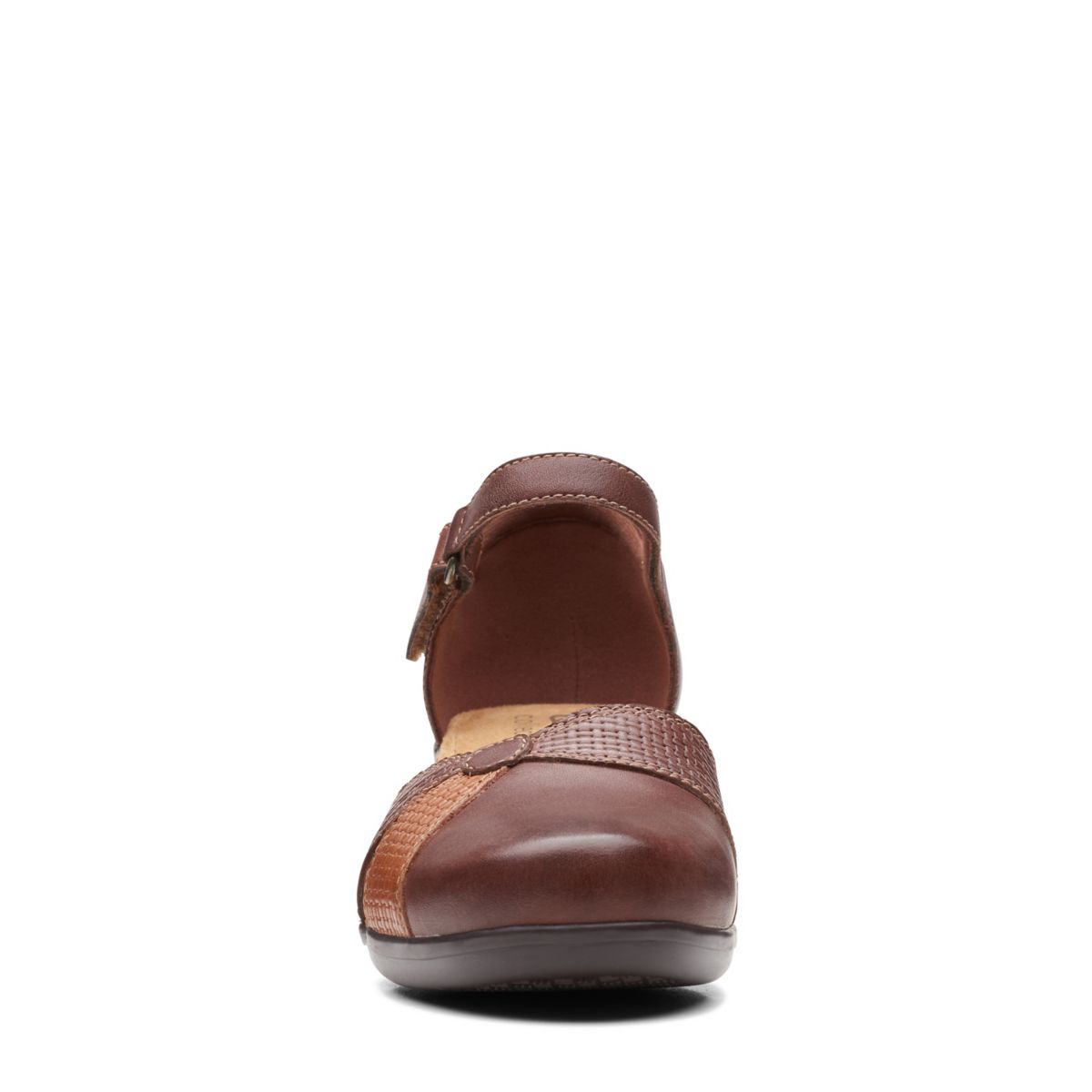 Dark Brown Clarks Emily Rae Sandals | 69671982