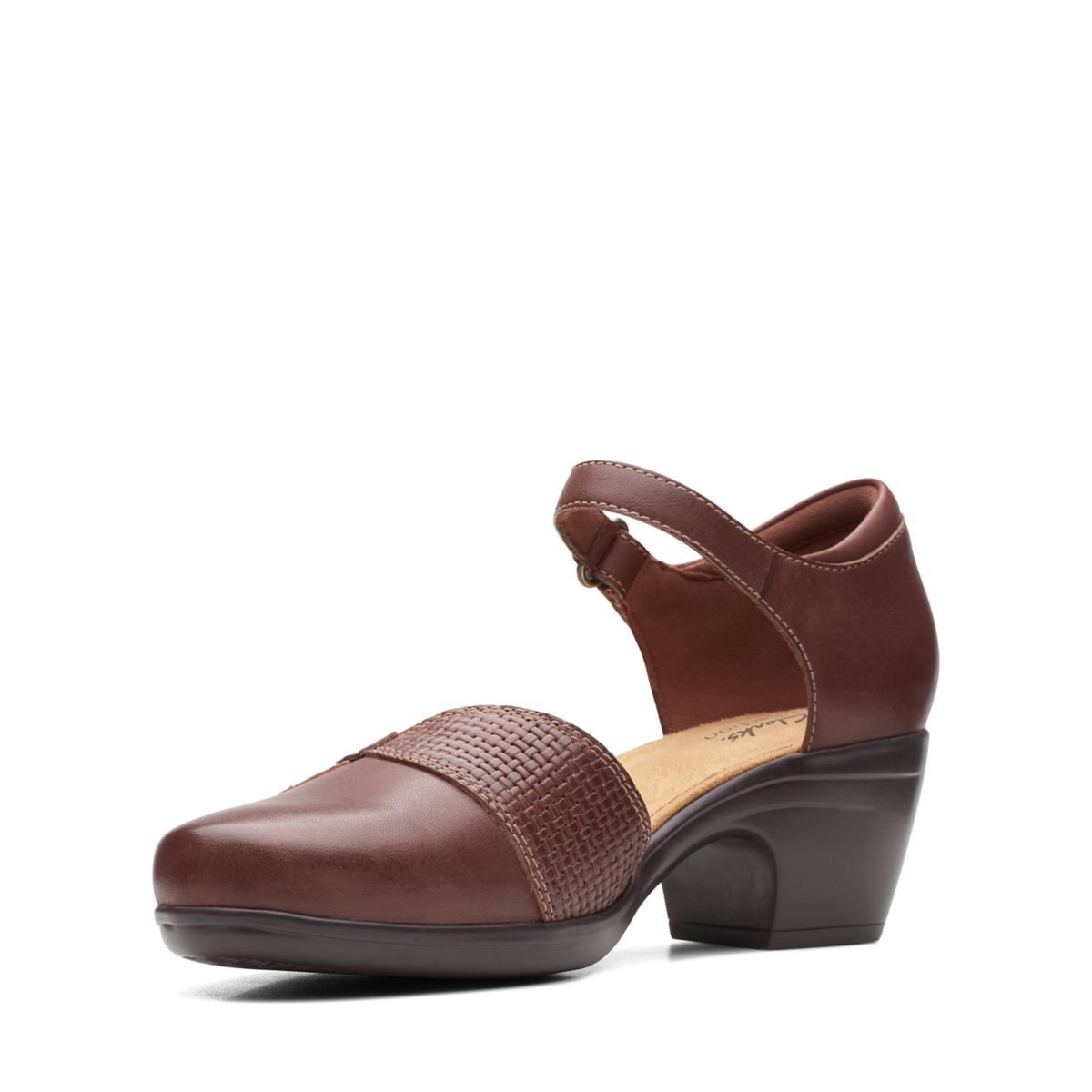 Dark Brown Clarks Emily Rae Sandals | 69671982