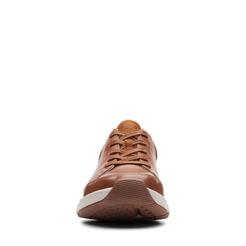 Dark Brown Clarks Wave 2.0 Way Sneakers | 80393710