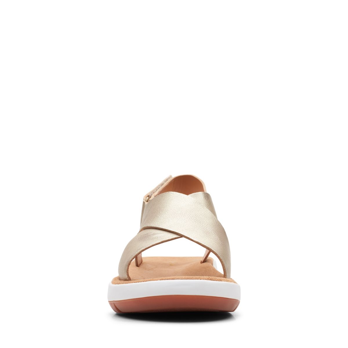 Gold Clarks Jemsa Cross Sandals | 45205315