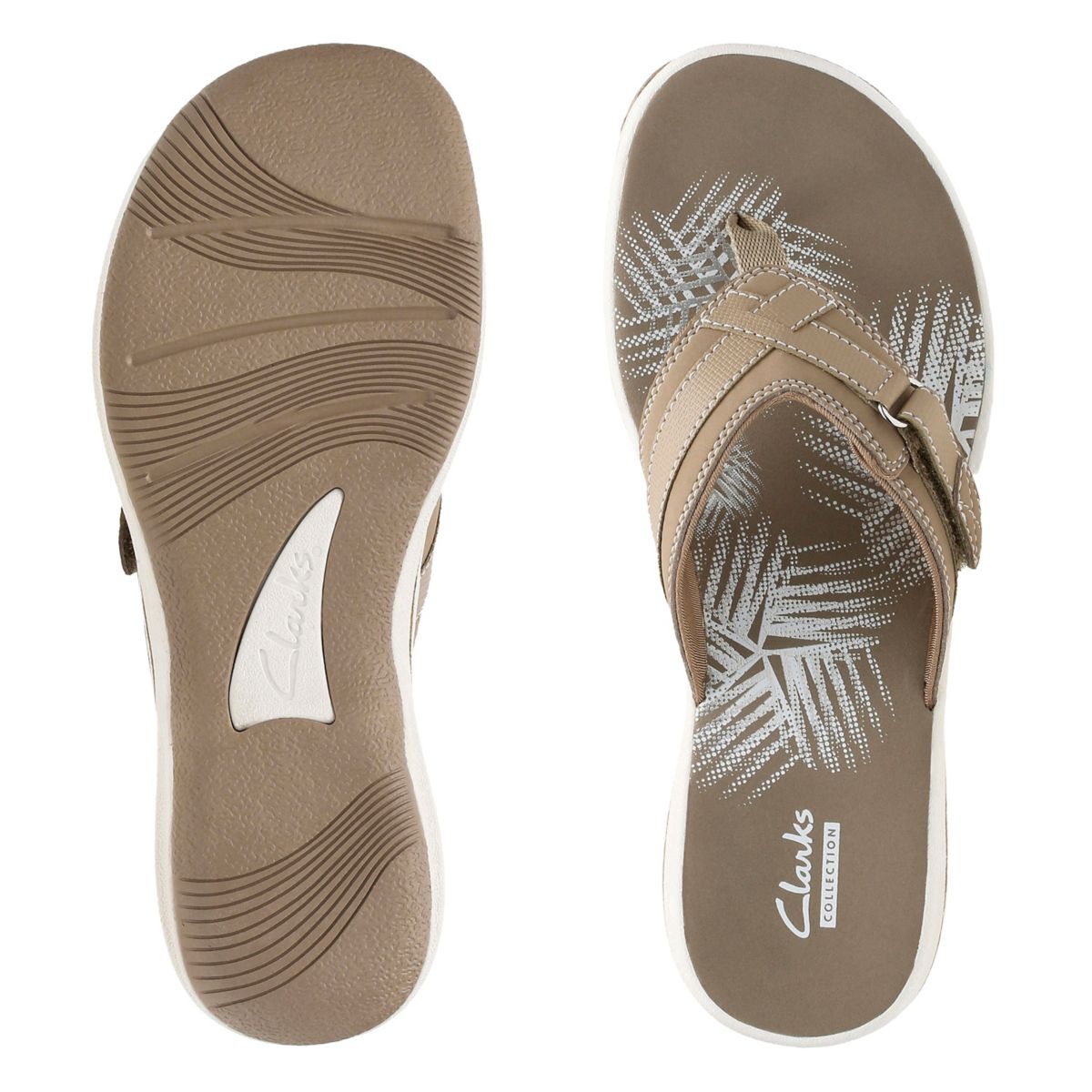 Grey Clarks BREEZE SEA Flip Flops | 29380994