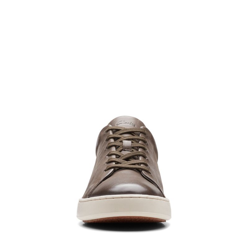 Grey Clarks Court Lite Lace Sneakers | 58339903