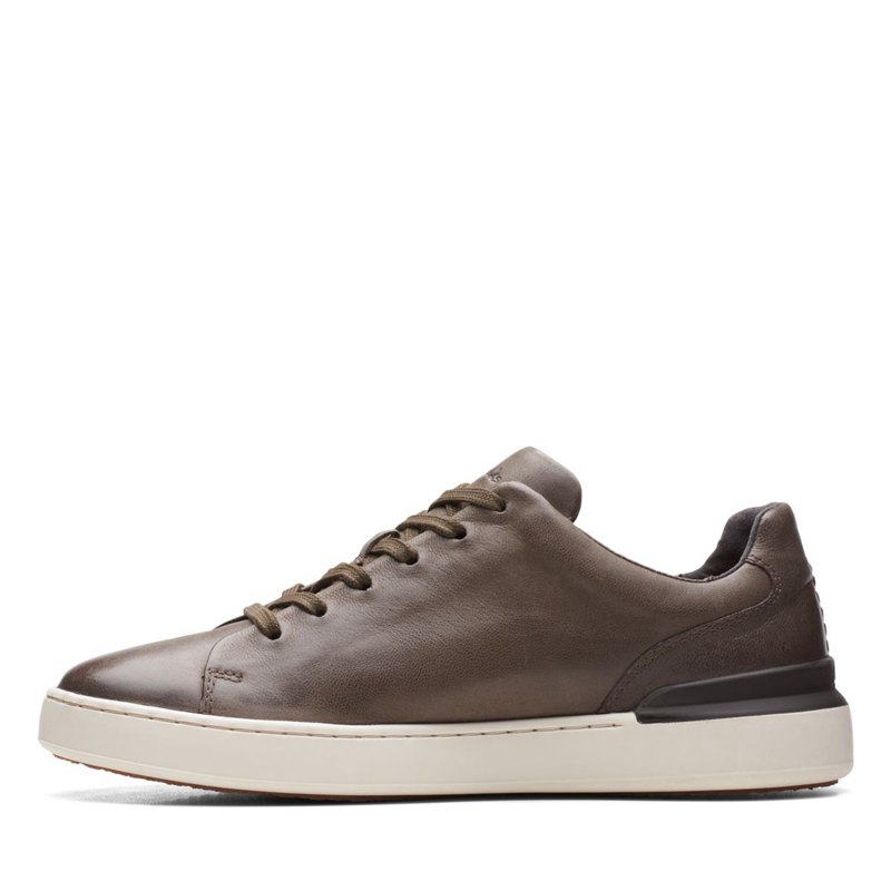 Grey Clarks Court Lite Lace Sneakers | 58339903