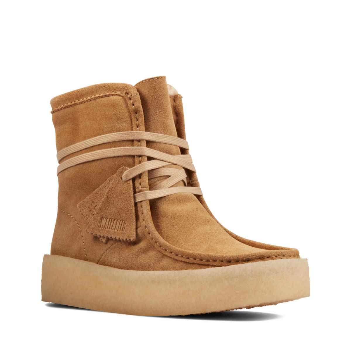 Light Brown Clarks Original Cup Hi Wallabee | 34784045