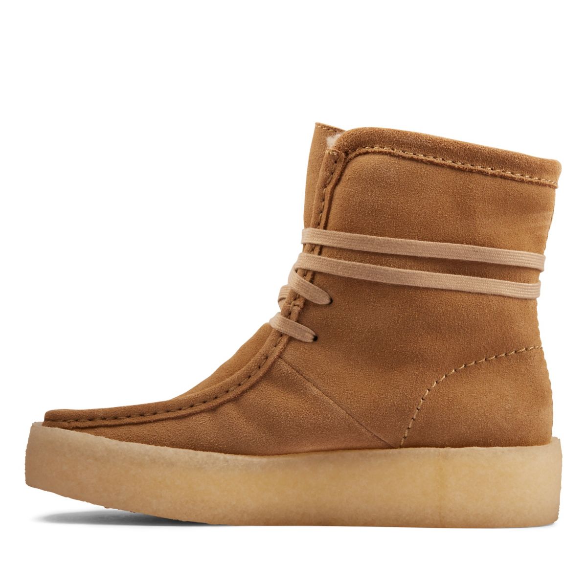 Light Brown Clarks Original Cup Hi Wallabee | 34784045