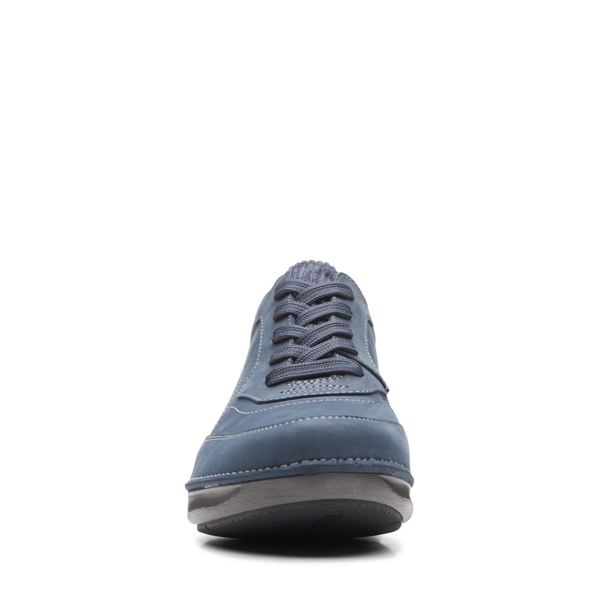 Navy Clarks Appley Tie Casual Shoes | 12198679