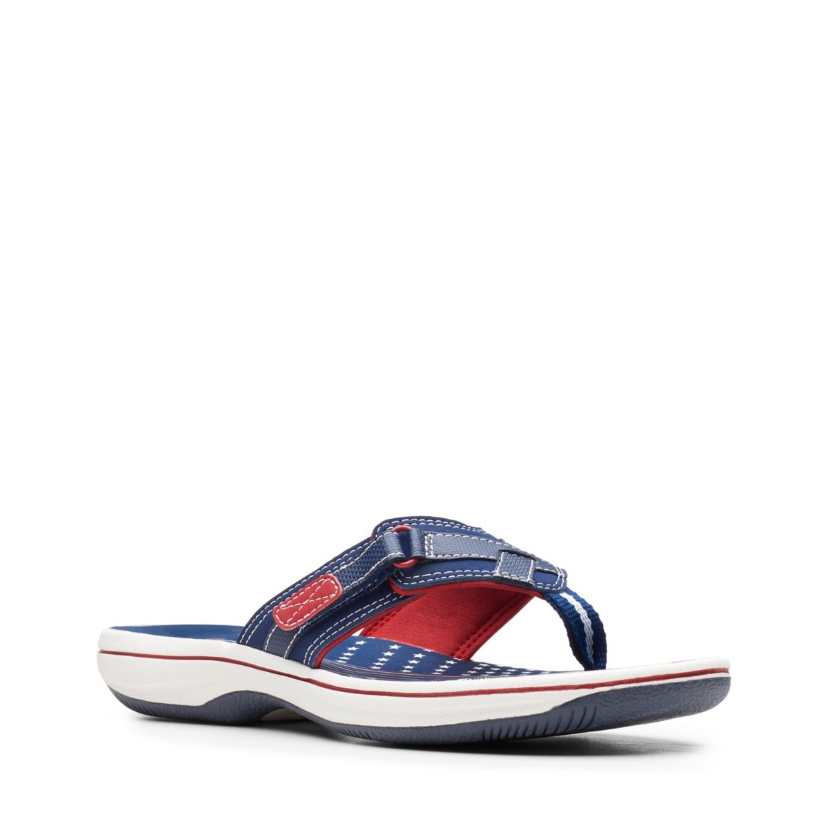 Navy Clarks BREEZE SEA Flip Flops | 79819933