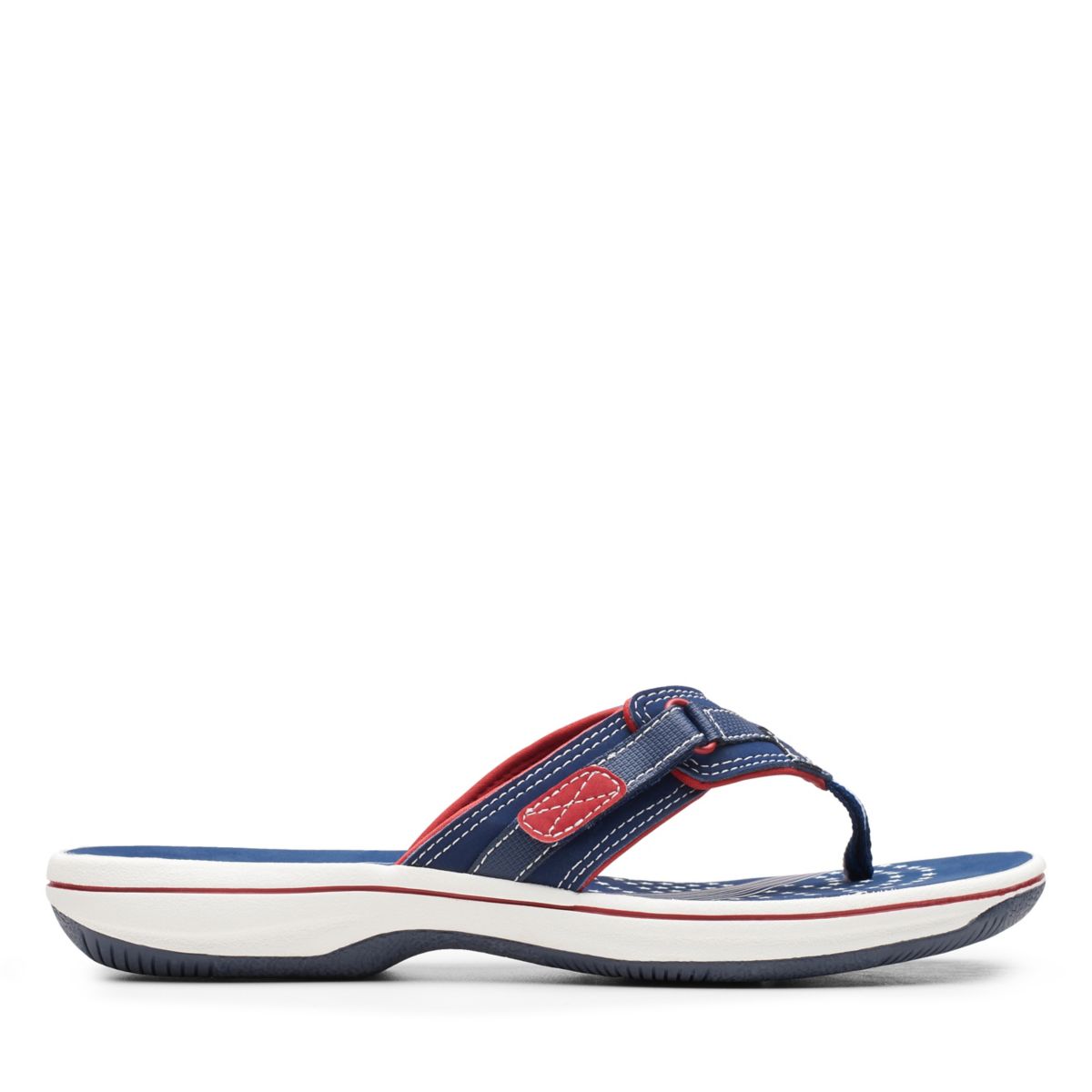 Navy Clarks BREEZE SEA Flip Flops | 79819933