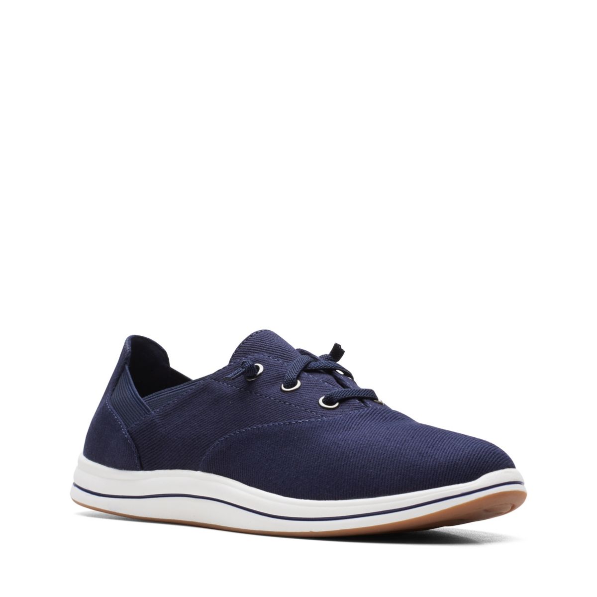 Navy Clarks Breeze Ave Sneakers | 22302937