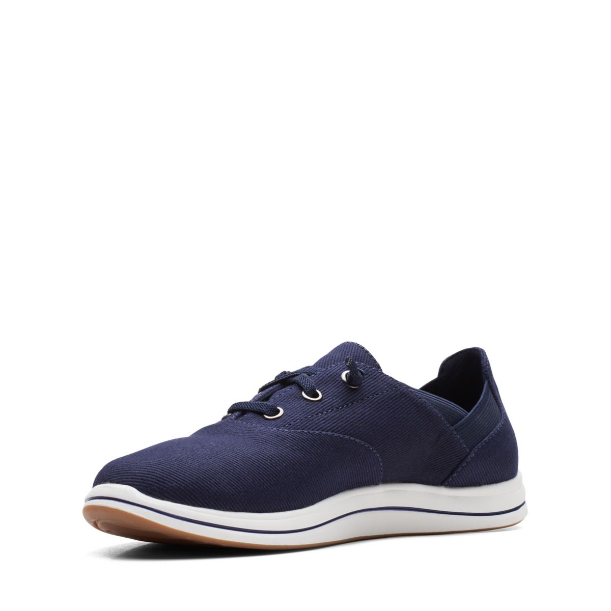 Navy Clarks Breeze Ave Sneakers | 22302937