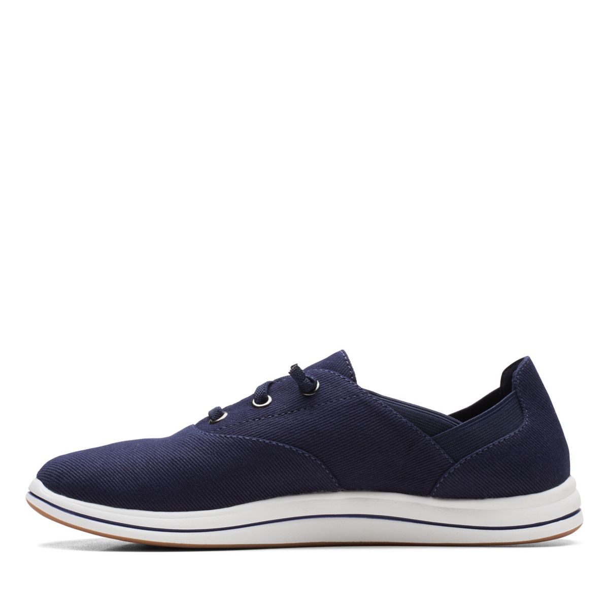 Navy Clarks Breeze Ave Sneakers | 22302937