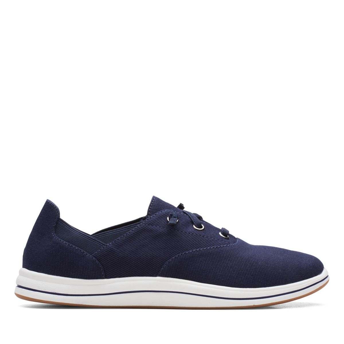 Navy Clarks Breeze Ave Sneakers | 22302937