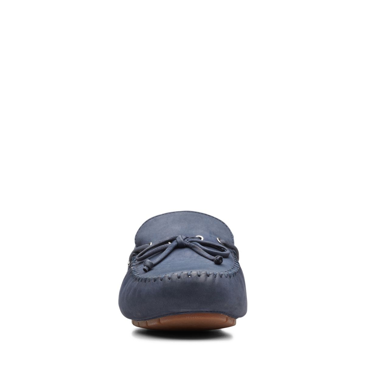 Navy Clarks C Mocc Tie Loafers | 27823278