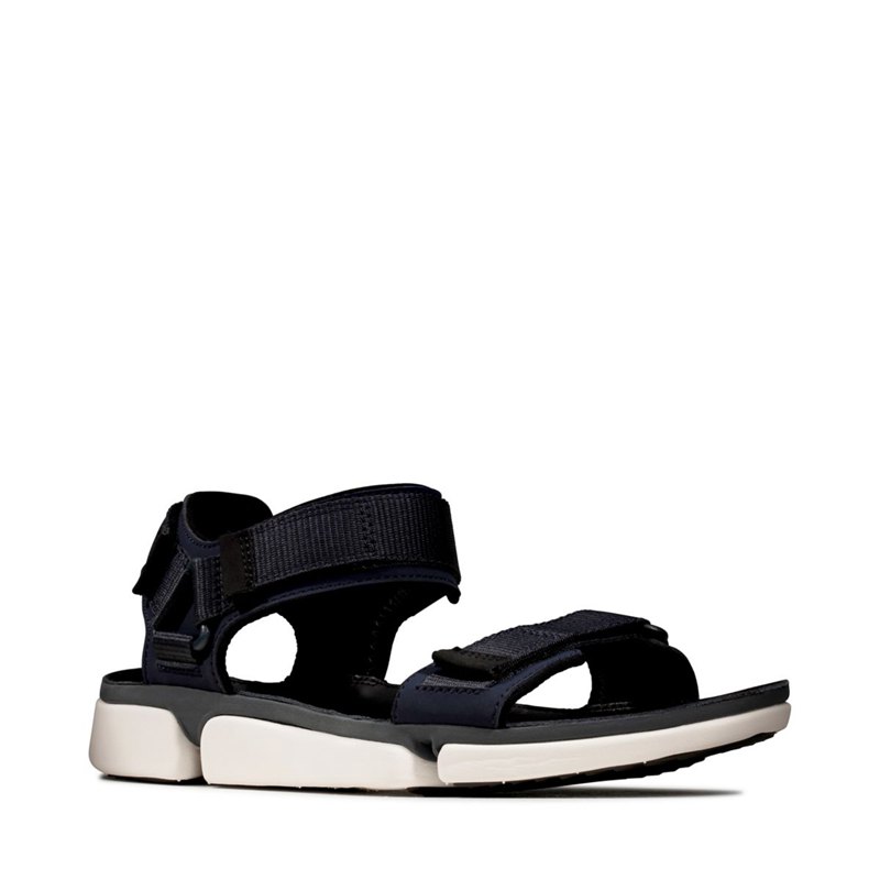 Navy Clarks Tri Cove Trail Sandals | 39295910