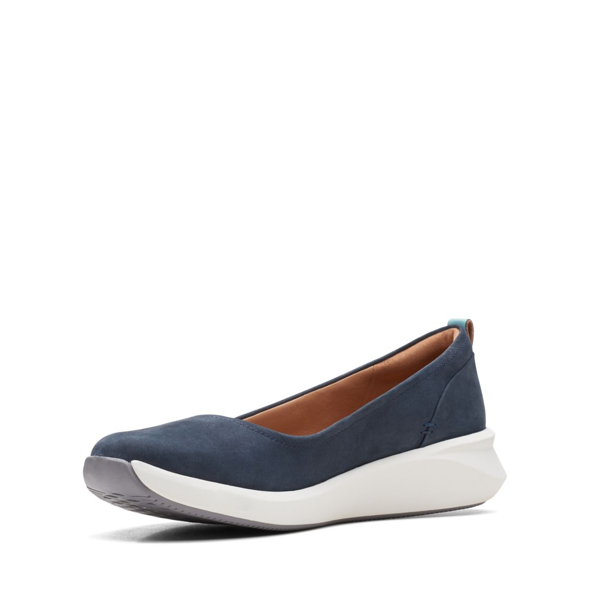 Navy Clarks Un Rio Vibe Ballerina | 10815201