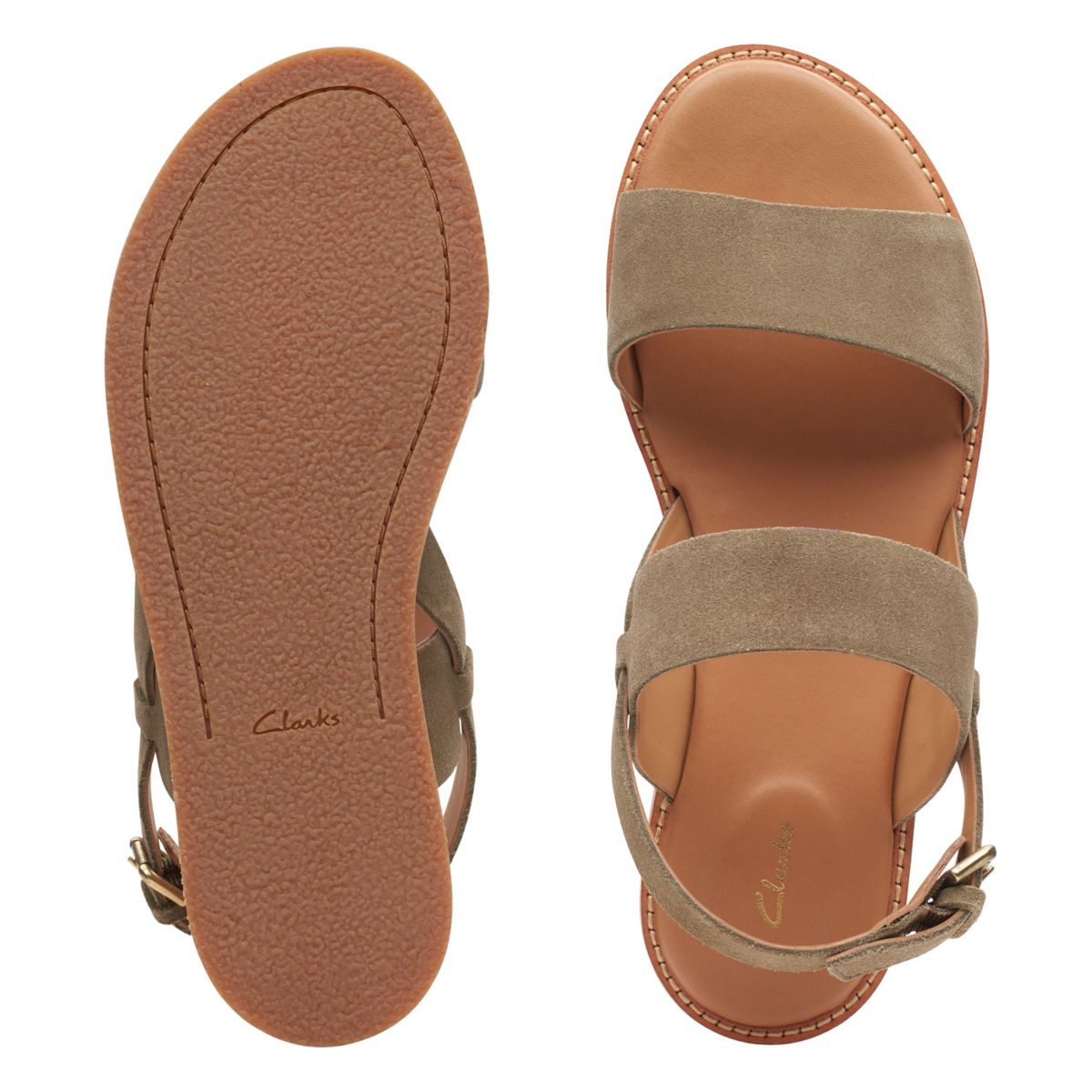 Olive Clarks Karsea Strap Sandals | 82474615