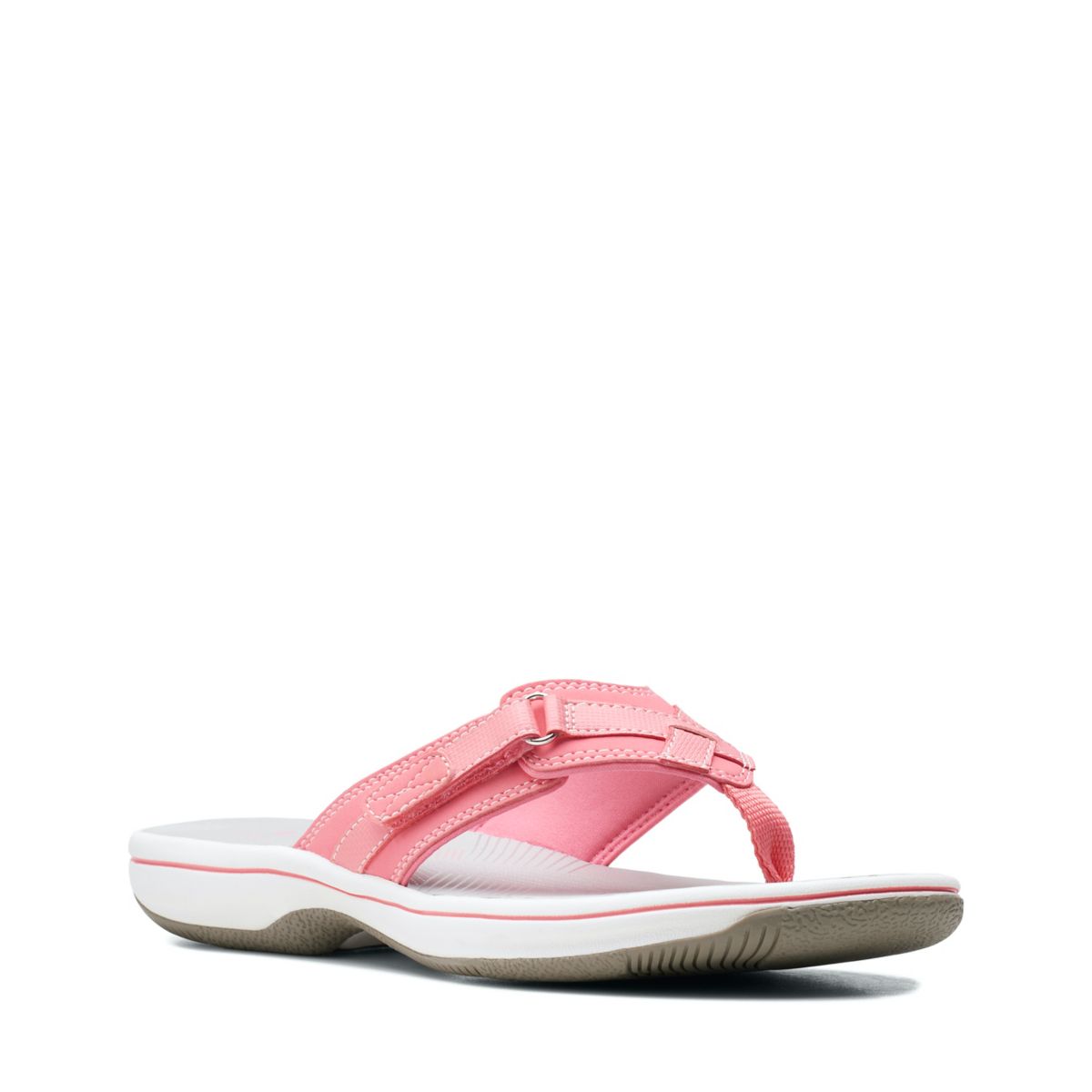 Pink Clarks BREEZE SEA Flip Flops | 45478096