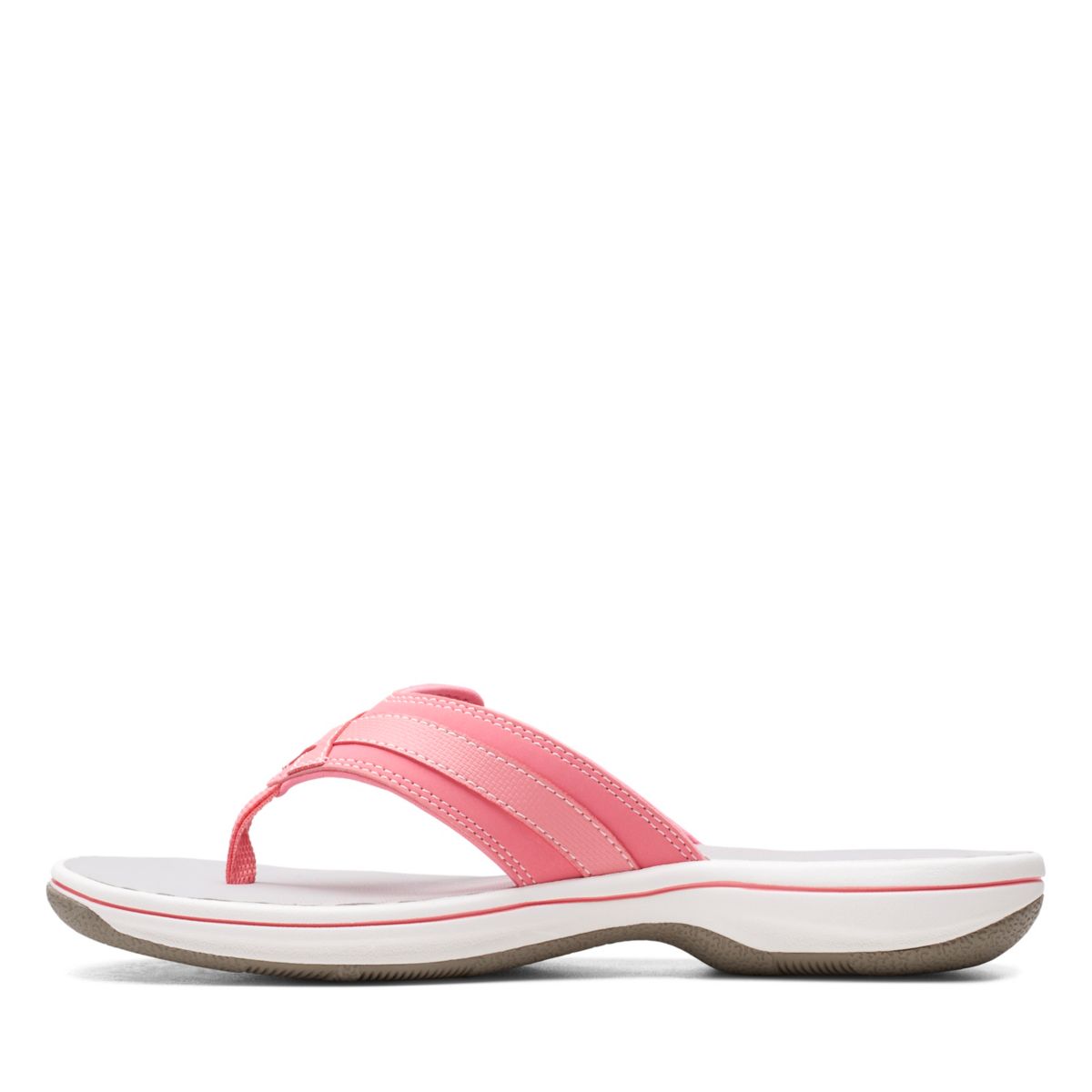 Pink Clarks BREEZE SEA Flip Flops | 45478096