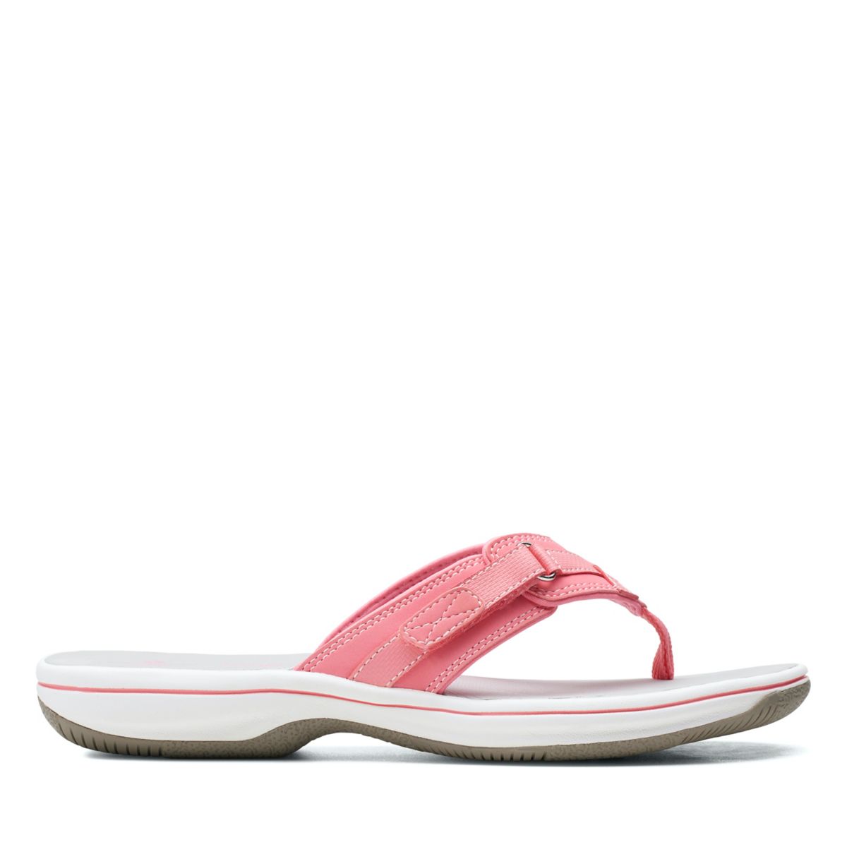 Pink Clarks BREEZE SEA Flip Flops | 45478096