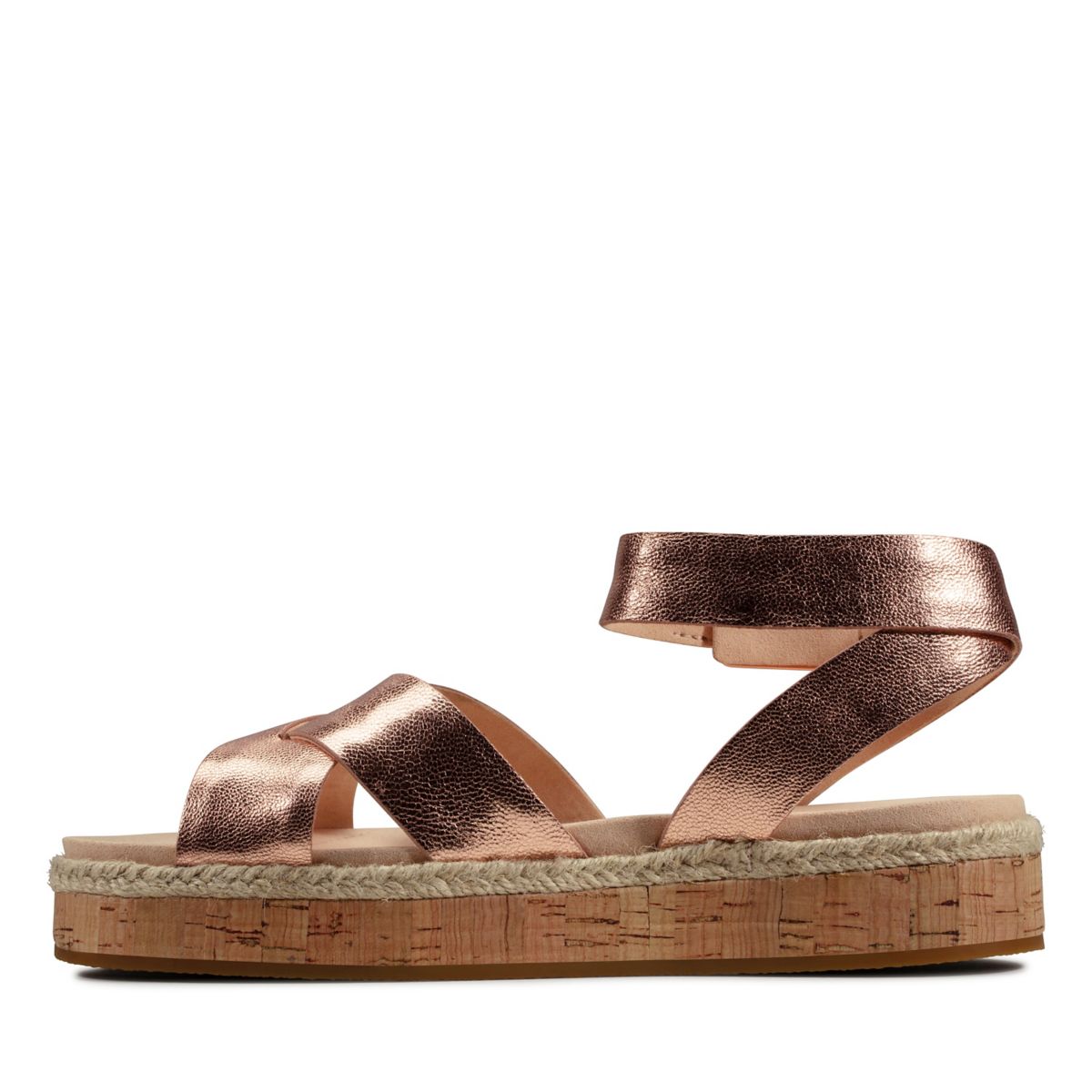 Rose Gold Clarks Botanic Poppy Sandals | 37256506