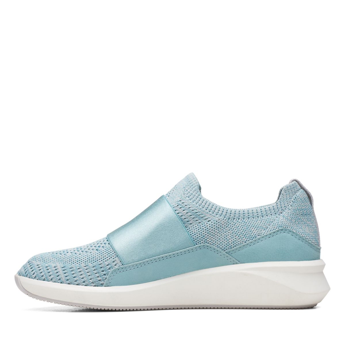 Turquoise Clarks Un Rio Knit Slip On | 42845483