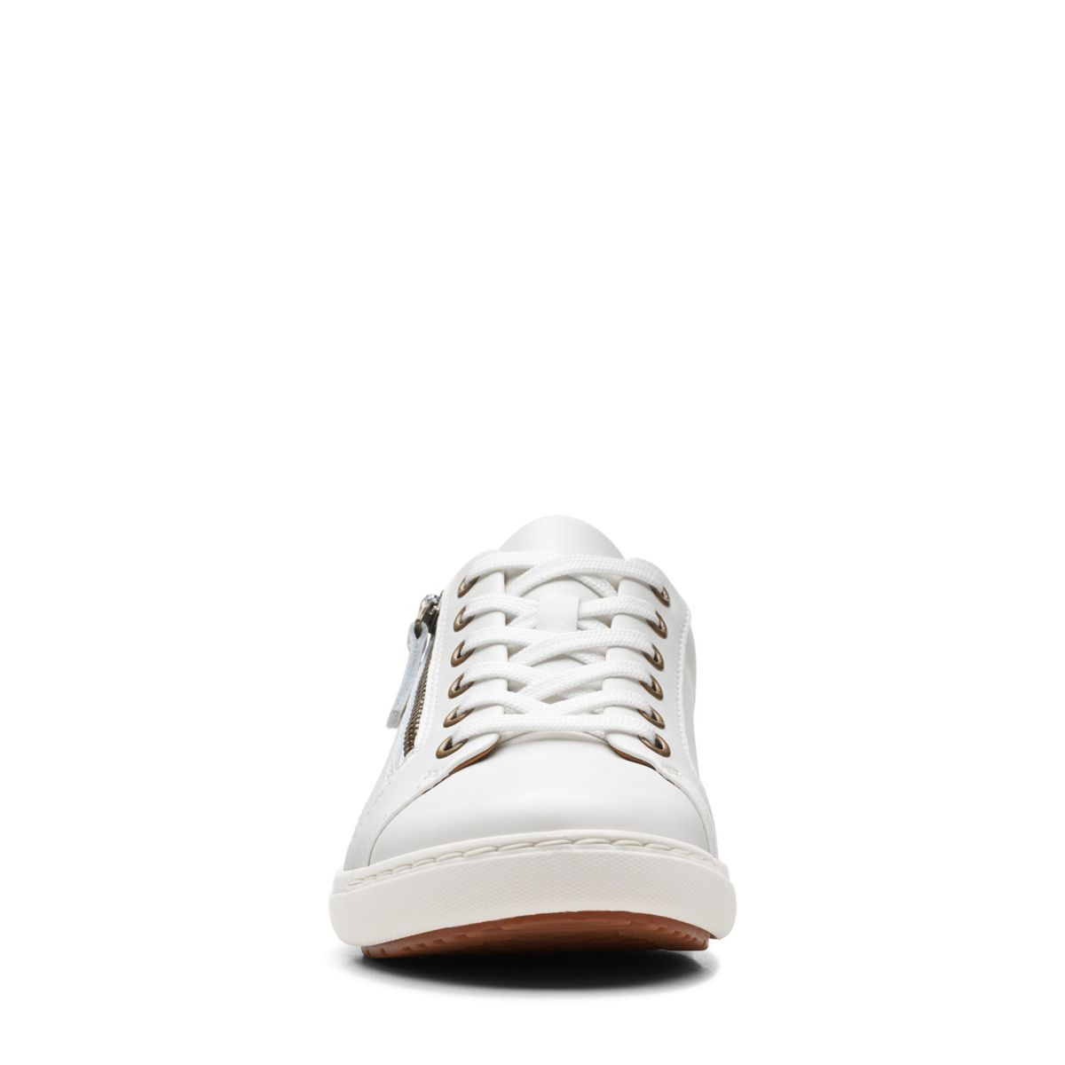 White Clarks Nalle Lace Sneakers | 97965352